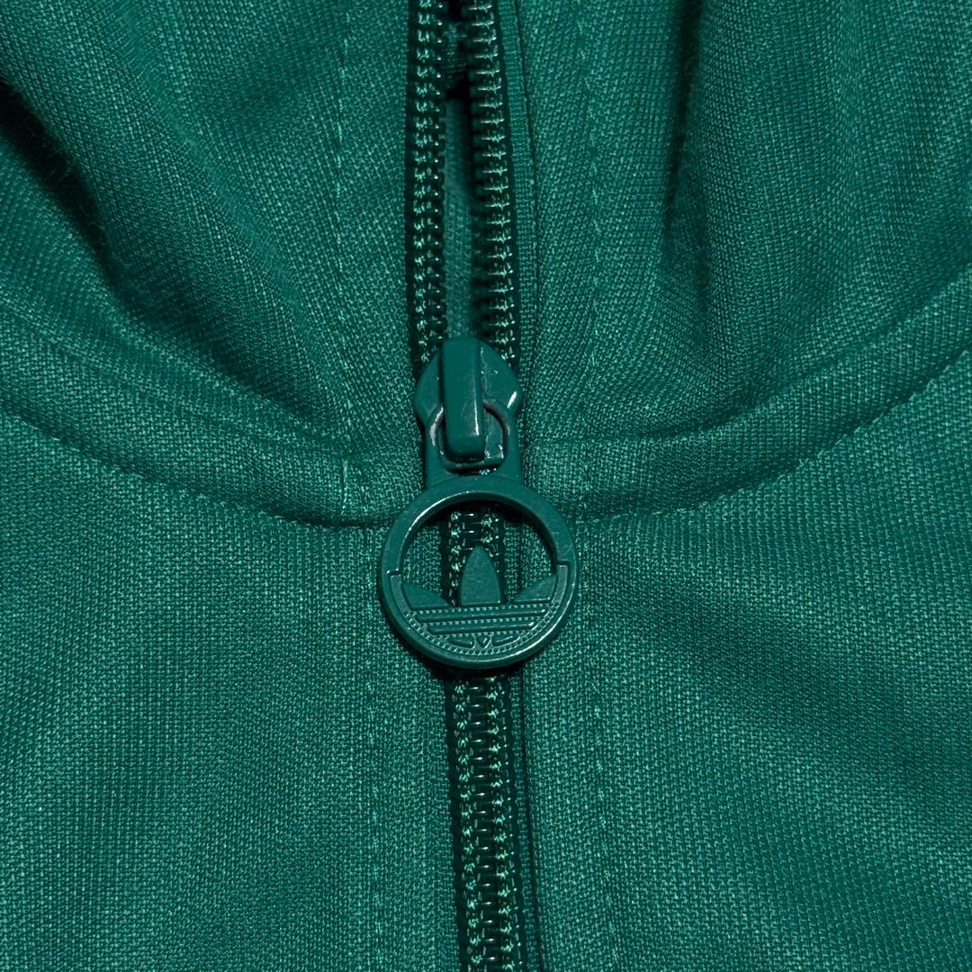 adidas Originals トラックジャケット グリーン 刺繍　Lサイズ