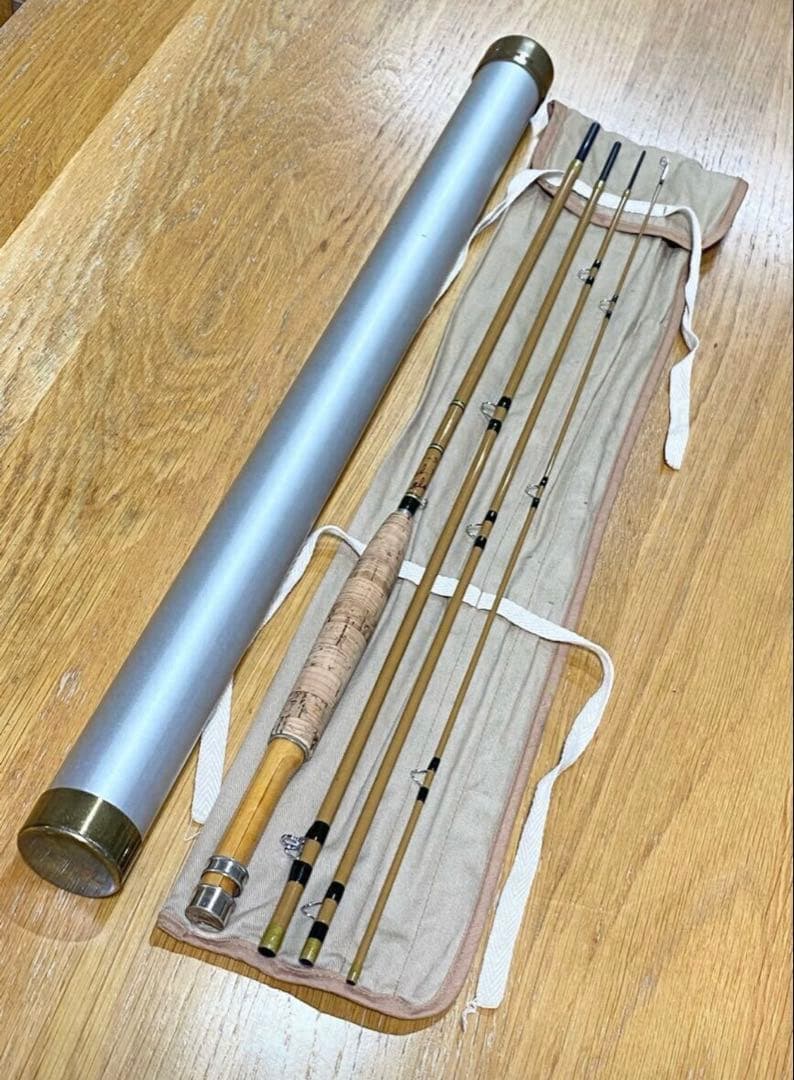 つるや グラスフィール 7ft #2〜3 4pc グラスロッド美品 廃盤モデル