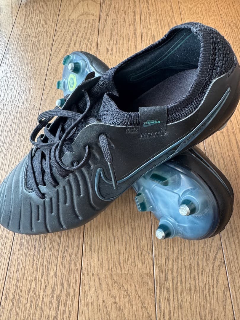 NIKE/ティエンポ 26cm 黒 サッカースパイク <新品未使用>