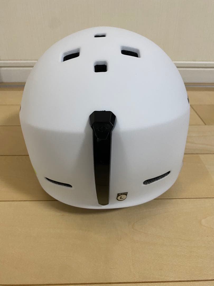 MOON スキー　スノーボード　ヘルメット ホワイトL ゴーグル付き