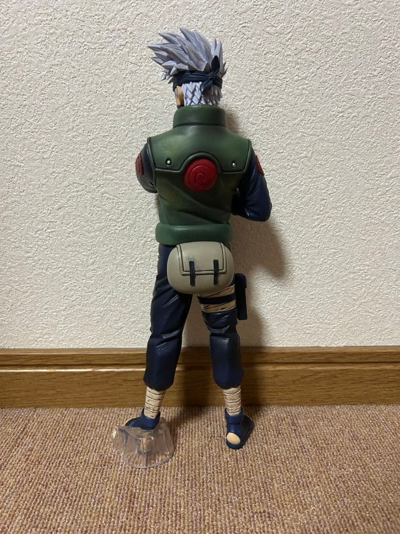 初版　NARUTO　はたけカカシ　紡がれる火の意志　両目写輪眼　一番くじ