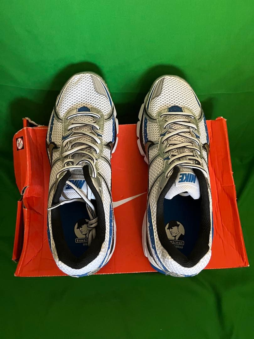 Nike ランニングシューズ ホワイト/ブルー　AIR ペガサス　25 未使用