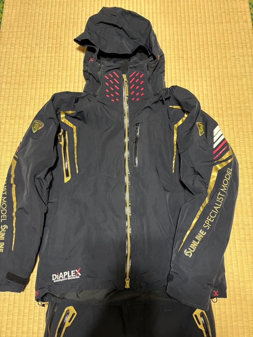 サンライン 防寒着　ウォームアップスーツ　ディアプレックス　Mサイズ
