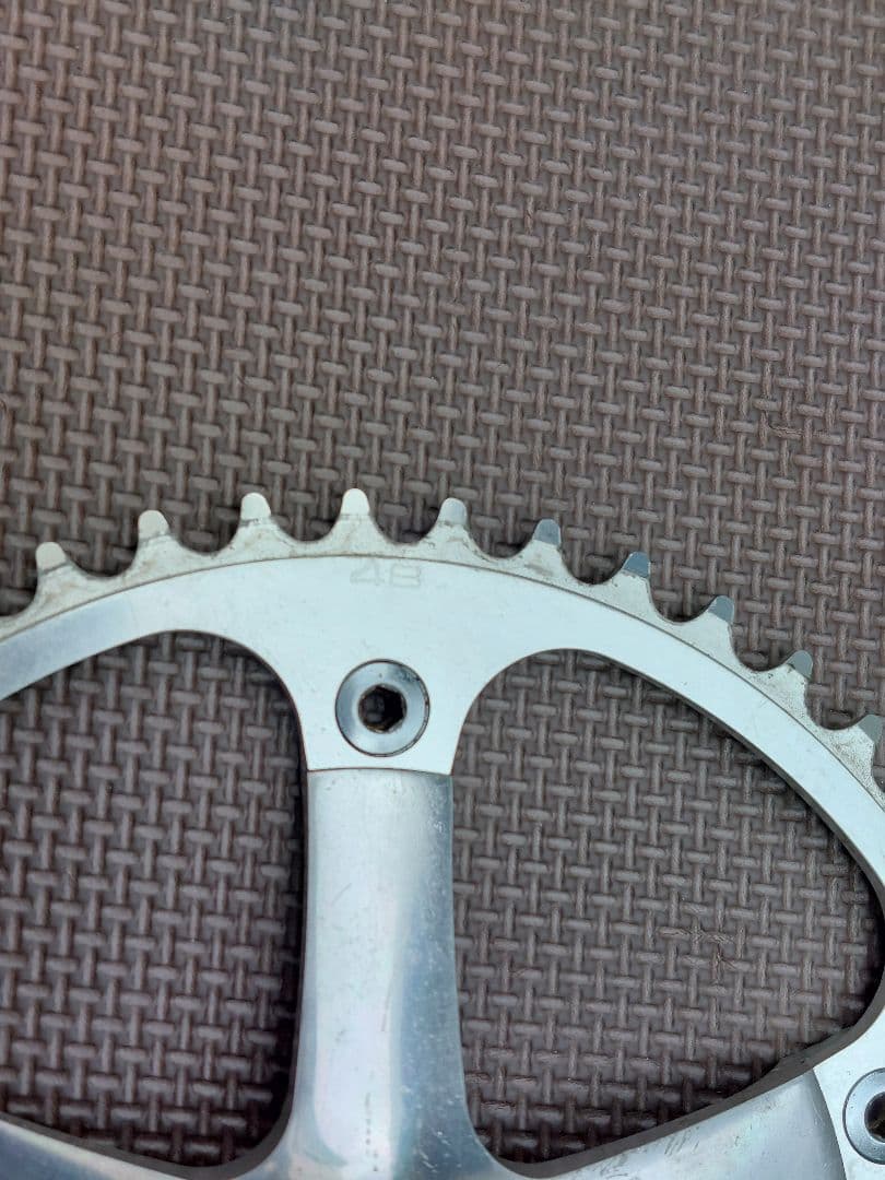 DURA-ACE FC-7600 ピストクランク165mm チェーンリング付き