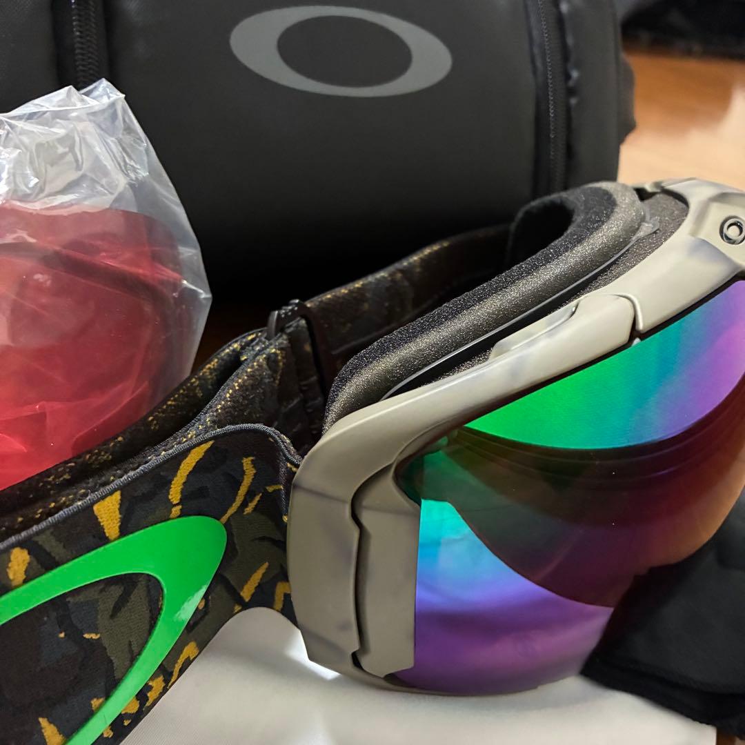 【極美品】 OAKLEY ゴーグル XL プリズムレンズ　エアブレイク ミラー