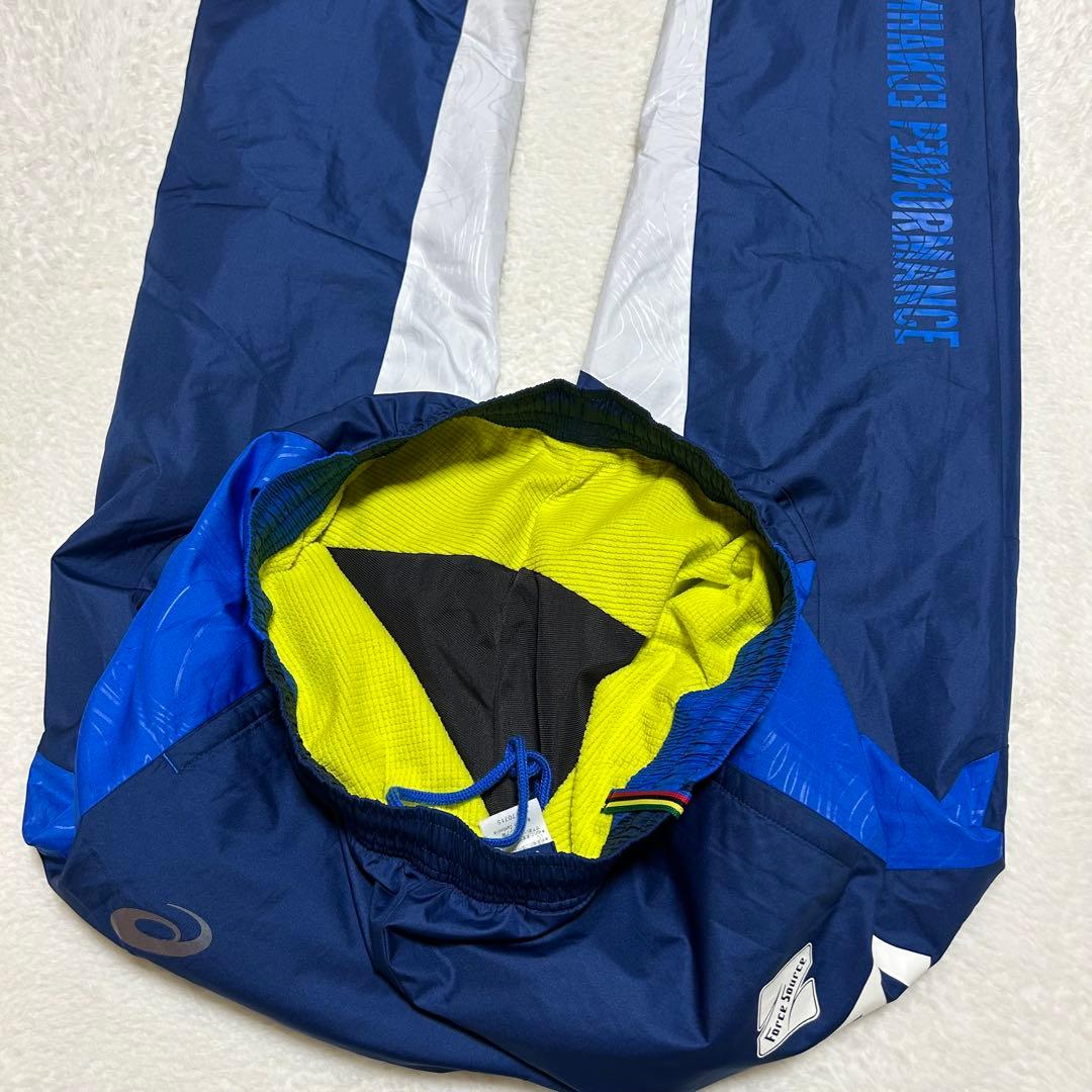 asics アシックス A77 裏起毛 ウインドブレーカー セットアップ M
