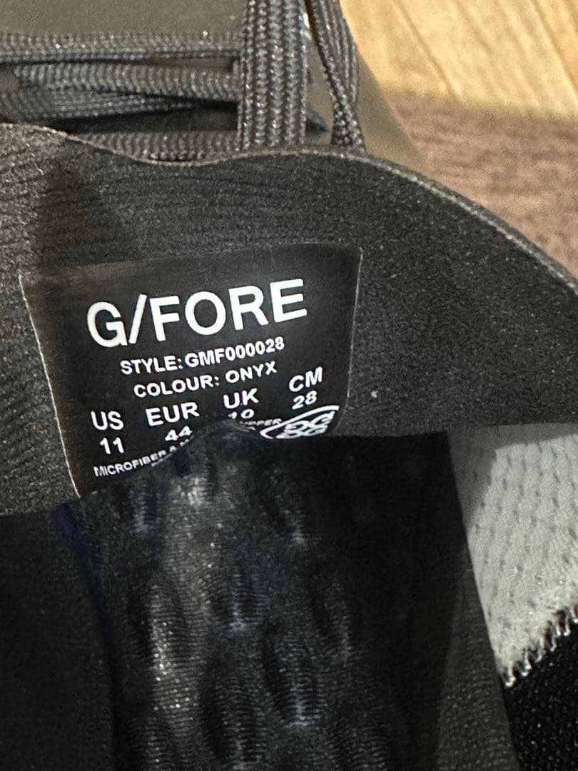 新入荷G/FOREメンズシューズG.112 ブラック×ホワイト　size28㎝