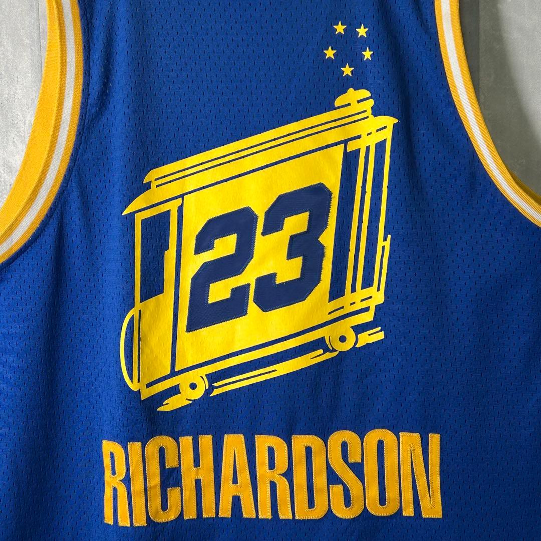 NBA 公式 ウォリアーズ ジェイソン・リチャードソン ユニフォーム 青