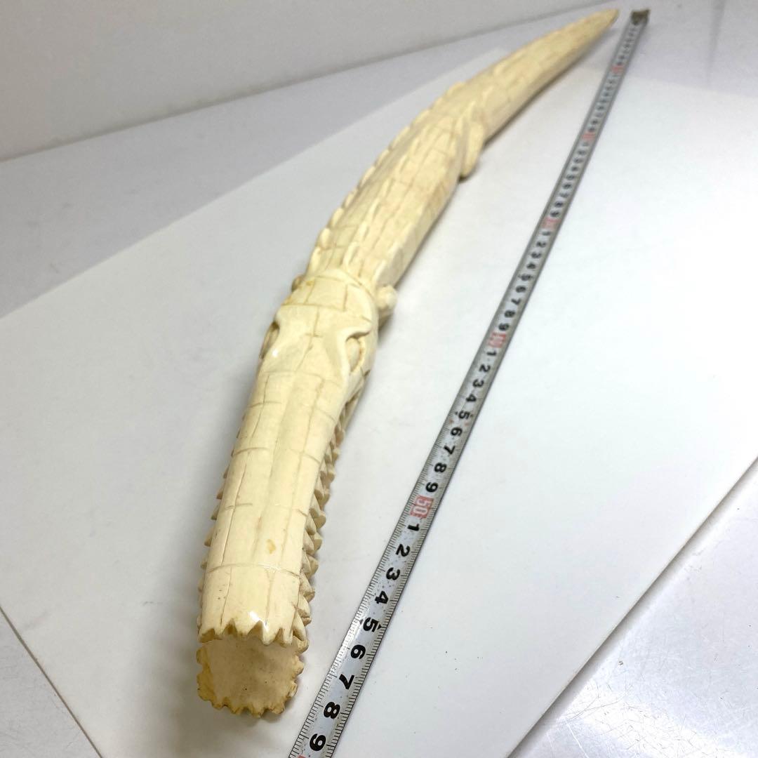 専用　極上　ワニ　置物　トヒニ　873g 東S8-0401☆2F