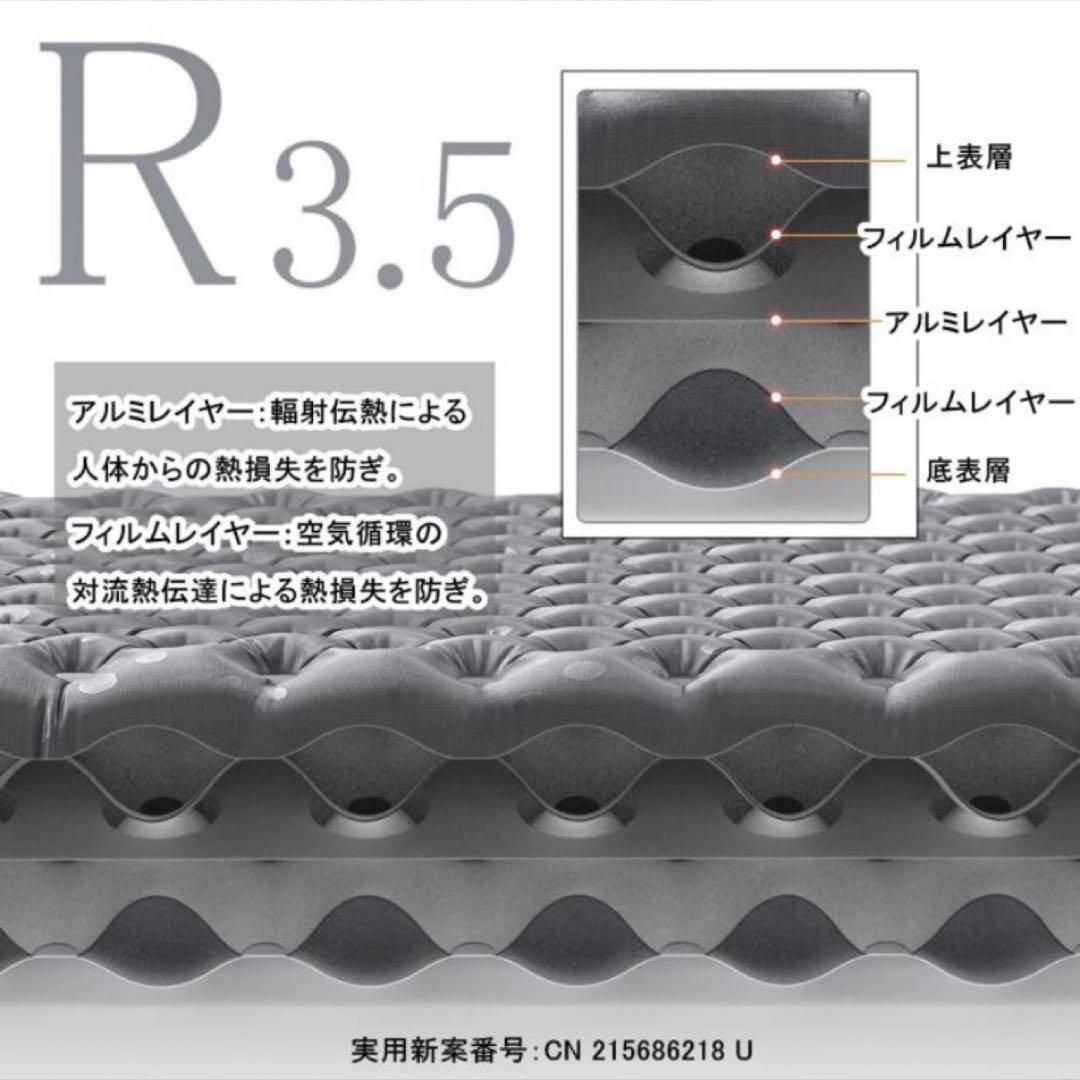 ★未使用品★Naturehike R3.5 エアマット 高R値 超軽量