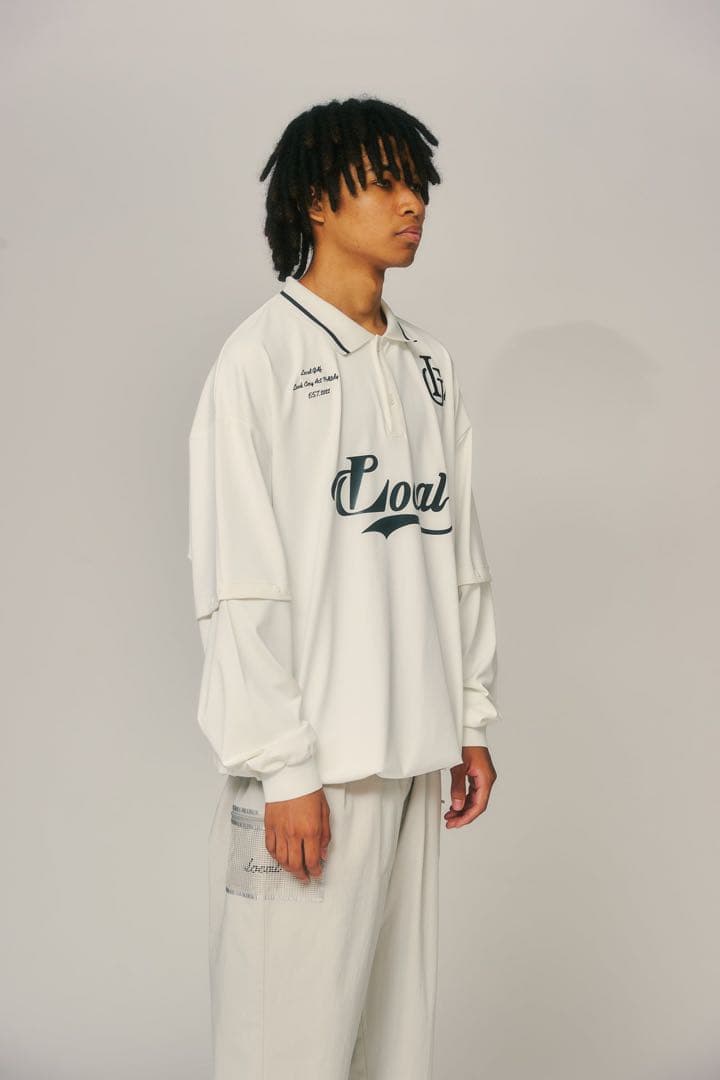ローカルゴルフ　Local GOLF 2way Game Shirt White
