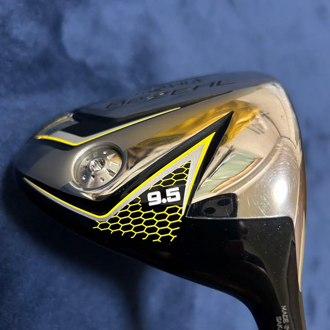 優しく飛ばす！HONMA BEZEAL9.5度　VIZARD 48 S HC付き