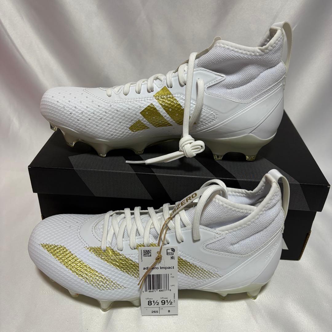 Adizero Impact Cleats　WHT/GLD　26.5㎝　Z