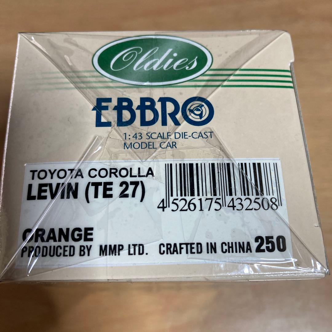 EBBRO トヨタ コロナ レビン 1600 (TE27) オレンジ