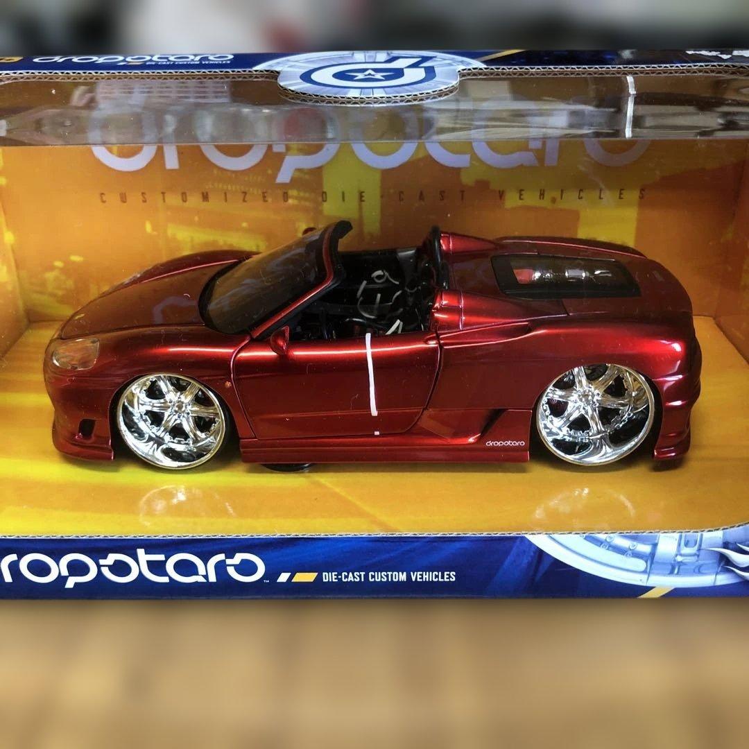 ミニカー ferrari 360 spider llic red