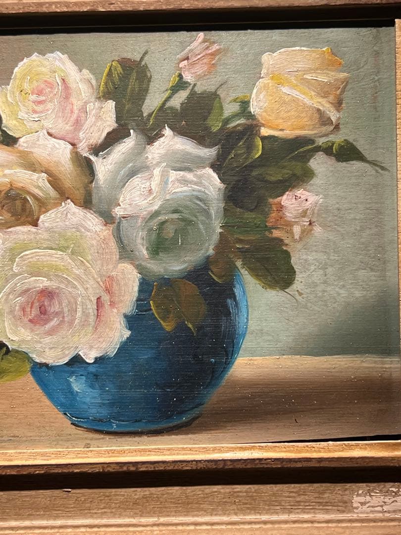 他の方発送×時代物　肉筆油彩画　antique