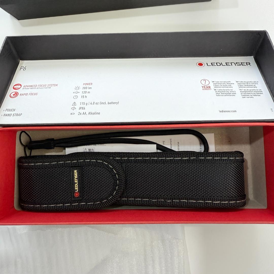 Ledlenser P6 LEDフラッシュライト 開封済未使用品