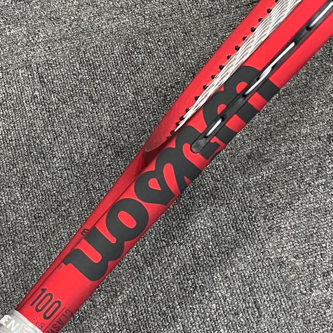 【美品】Wilson ウィルソンCLASH 100V2 16×19硬式ラケット