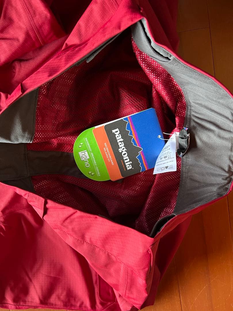 Patagoniaスノーショットパンツh2noリラックスフィット エンジ色L