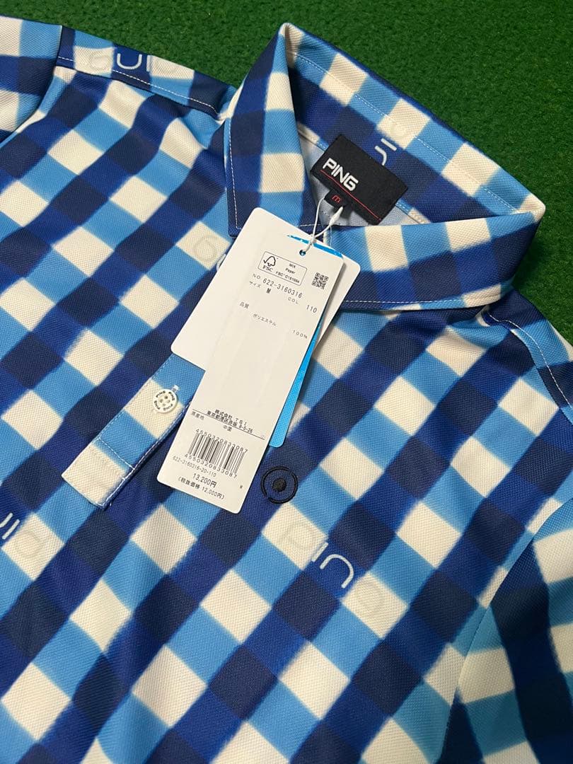 ★連休セール★セットアップ/スカートL、ポロシャツMサイズ/新品/PING
