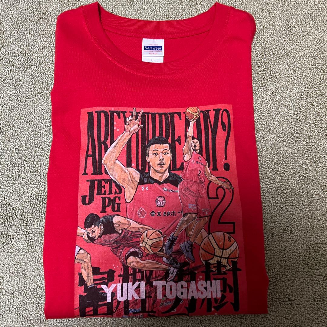 Bリーグ　千葉ジェッツ　富樫勇樹　井上雄彦　デザイン　Tシャツ　B.LEAGUE