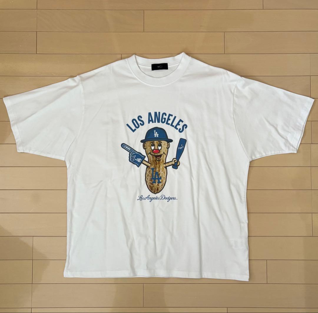 WCJ ロサンゼルス　ドジャース　若槻千夏　MLB TEE シャツ　白　ホワイト