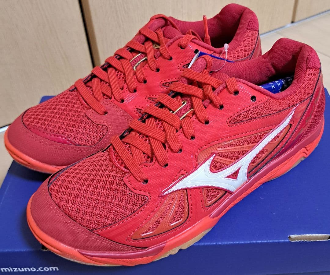 Mizuno テニスシューズ レッド