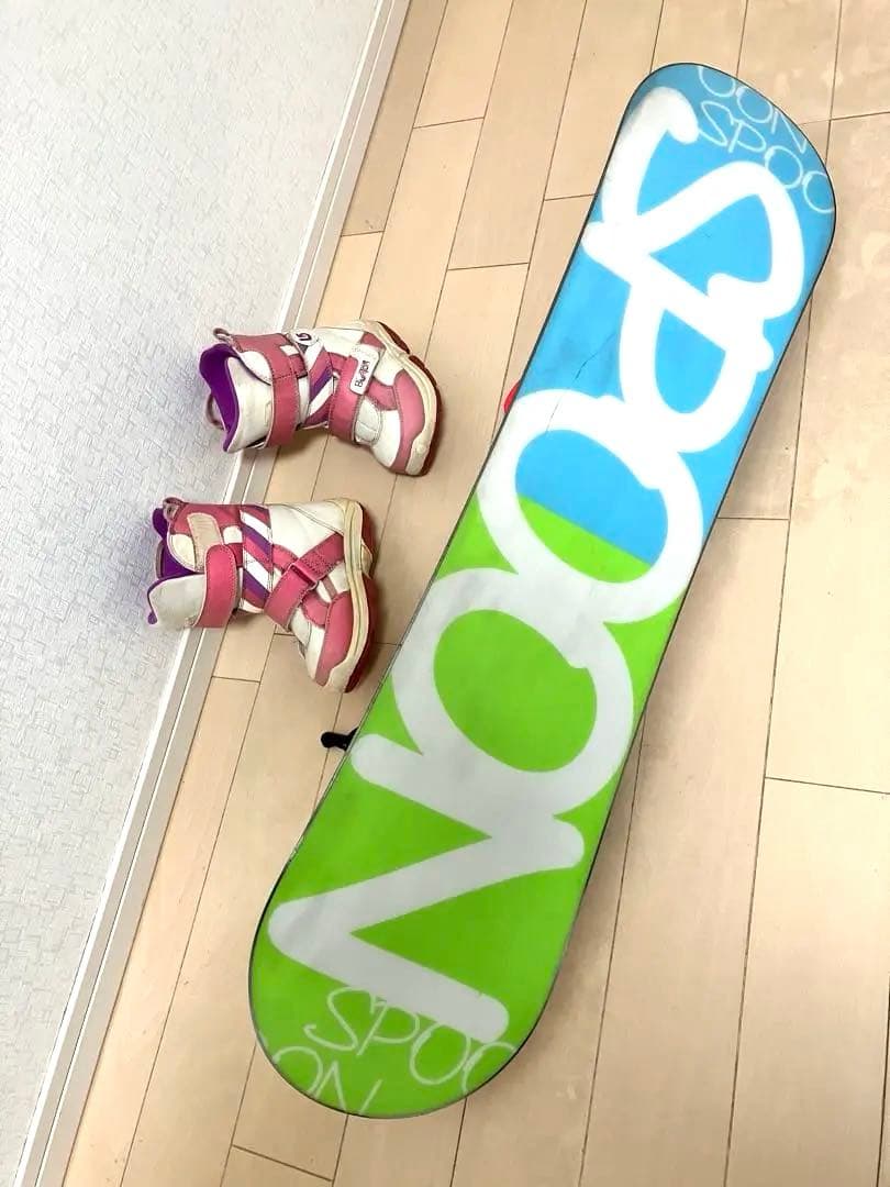SPOON スノーボード100子供用キッズ バートンブーツ20.0 BURTON