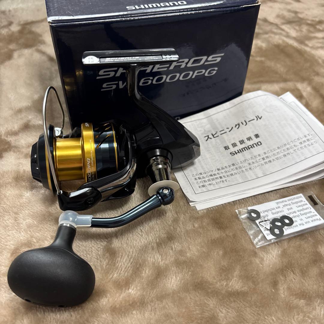 【新品未使用】シマノ 21スフェロスSW6000PG「PE付」