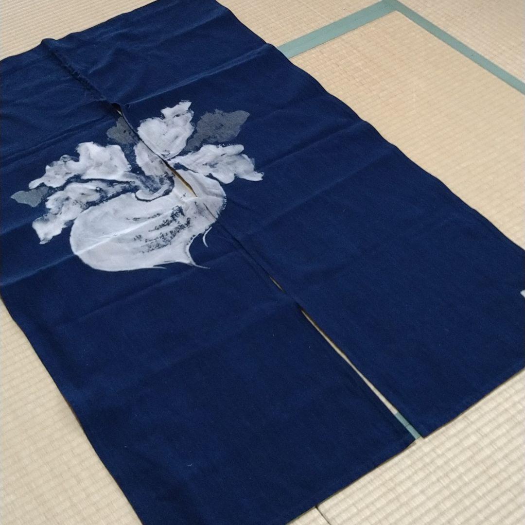 大特価!のれん　本藍染め　白蕪　逸品