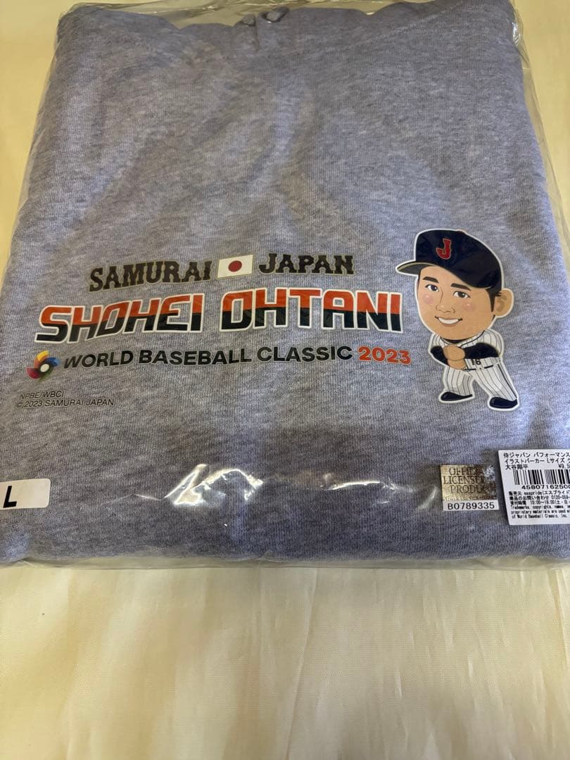 新品未開封★未使用★大谷翔平 ２０２３年★WBC ★イラストパーカー Lサイズ