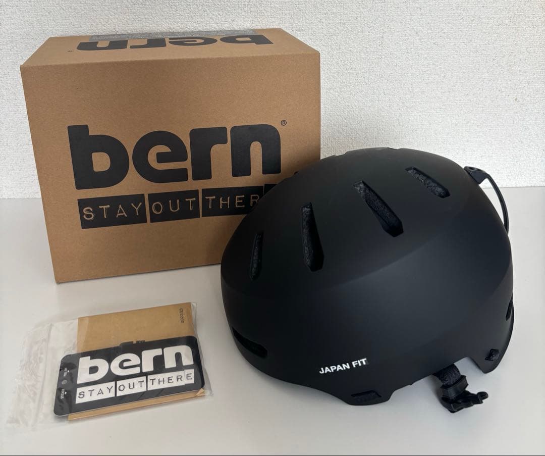 bern バーン ヘルメット スノーボード スケボー ブラック