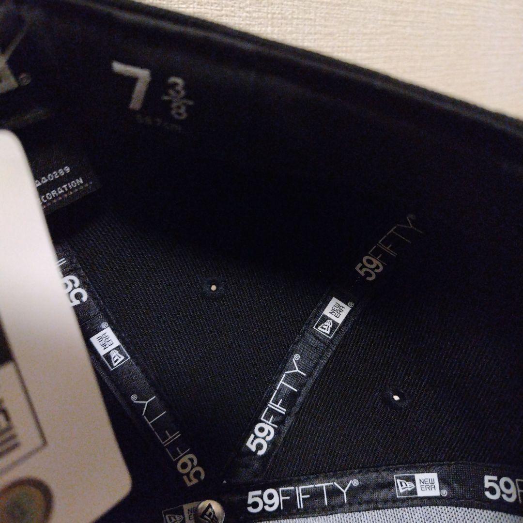 読売ジャイアンツ ビジター TG 59FIFTY 7 3/8 オールブラック
