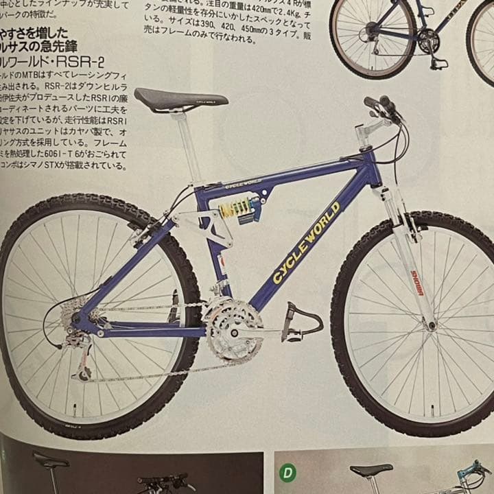 サイクルスポーツ1996年3月号　キャノンデール　cannondale