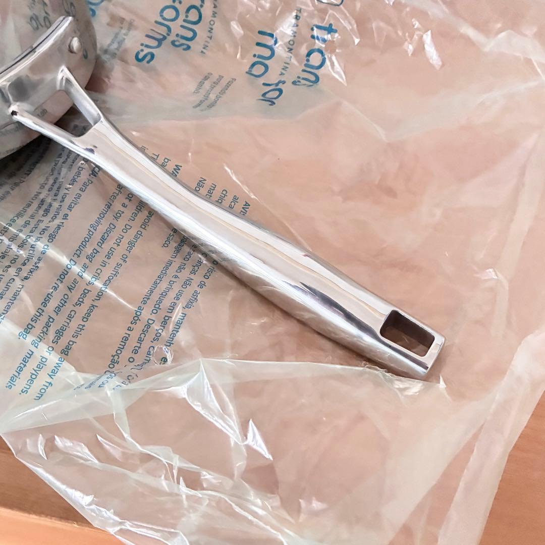 トラモンティーナ グラーノ ソースパン 片手鍋 16cm ステンレス