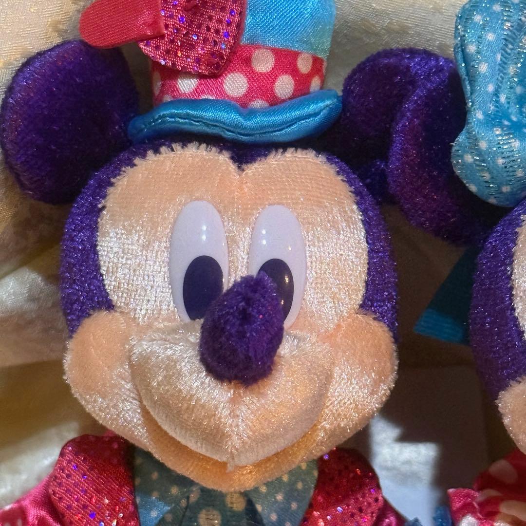 新品　ミニー ミッキー ぬいぐるみバッジ ディズニー パルパルーザ ファンダー