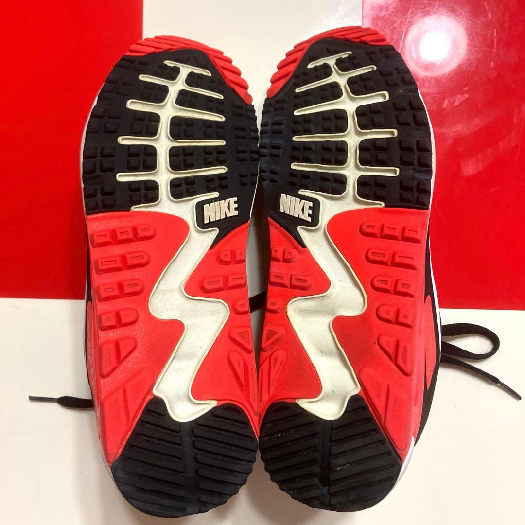 美品。NIKE AIRMAX 90G ゴルフシューズ　ブラックレッド26.5cm