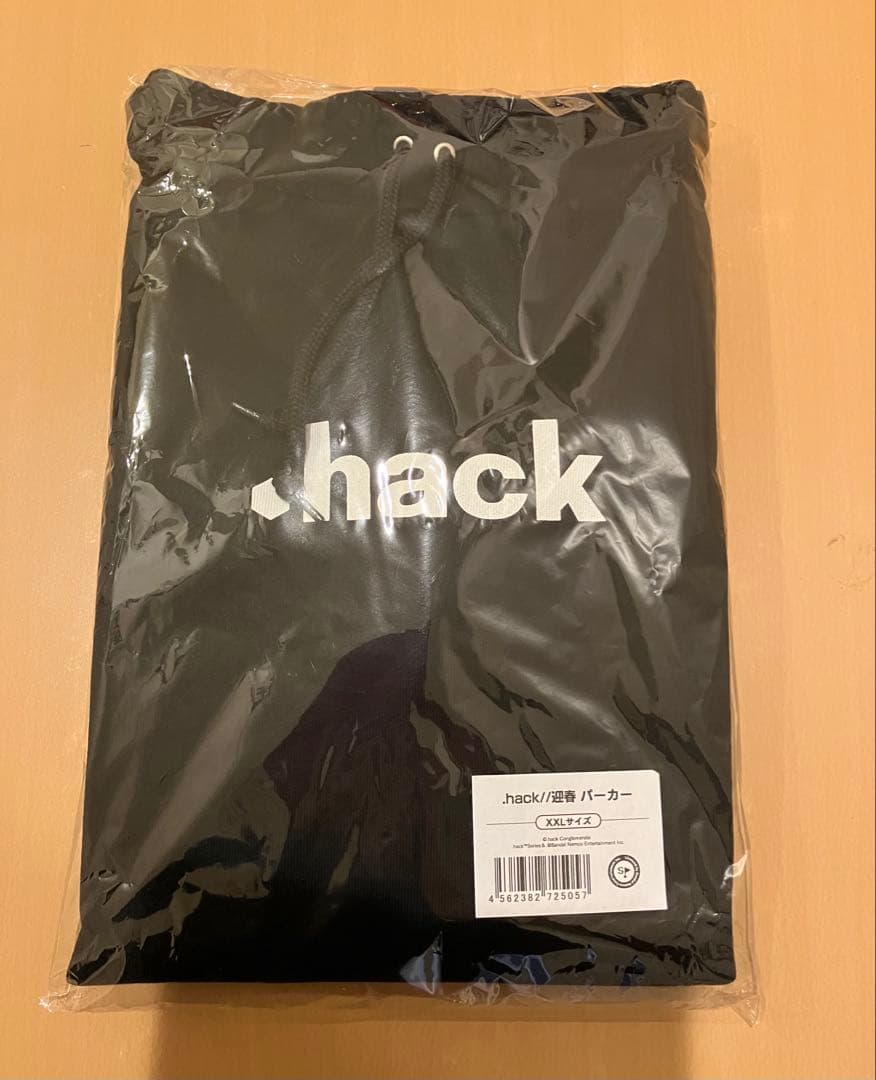.hack//迎春 パーカー フード付きパーカー 黒