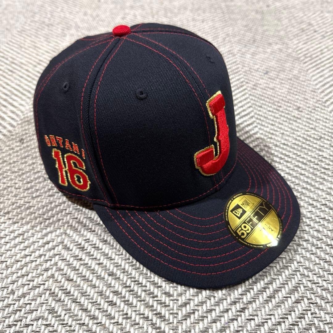 侍ジャパン　59FIFTY キャップ　大谷翔平　刺繍入り