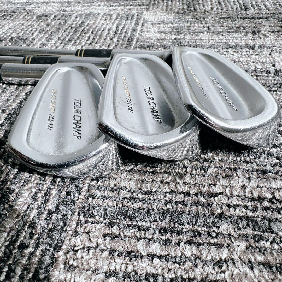 希少 レフティ TOUR CHAMP TCL-92I 6本 フレックスS 左利き