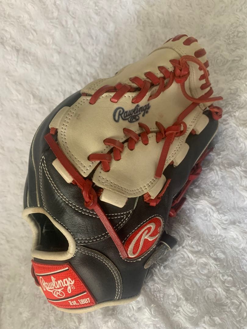 Rawlings 野球グローブ 黒と白