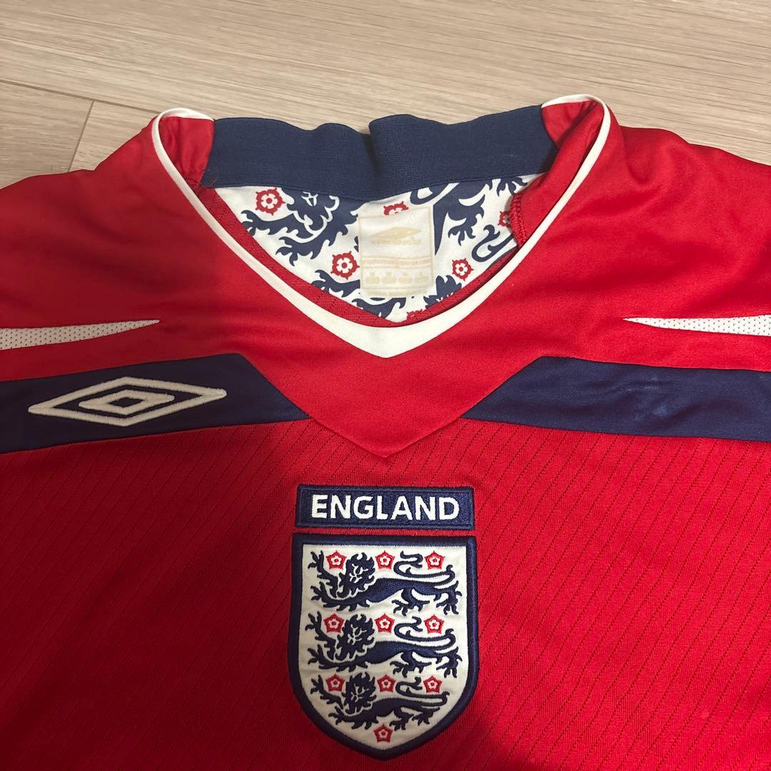 【UMBRO】激レア ENGLAND代表ユニフォームTシャツ ネイビー/赤