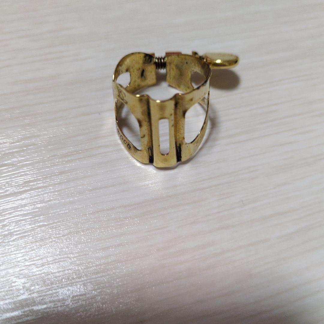 BG ソプラノサックス用 リガチャー キャップ付 金メッキ
