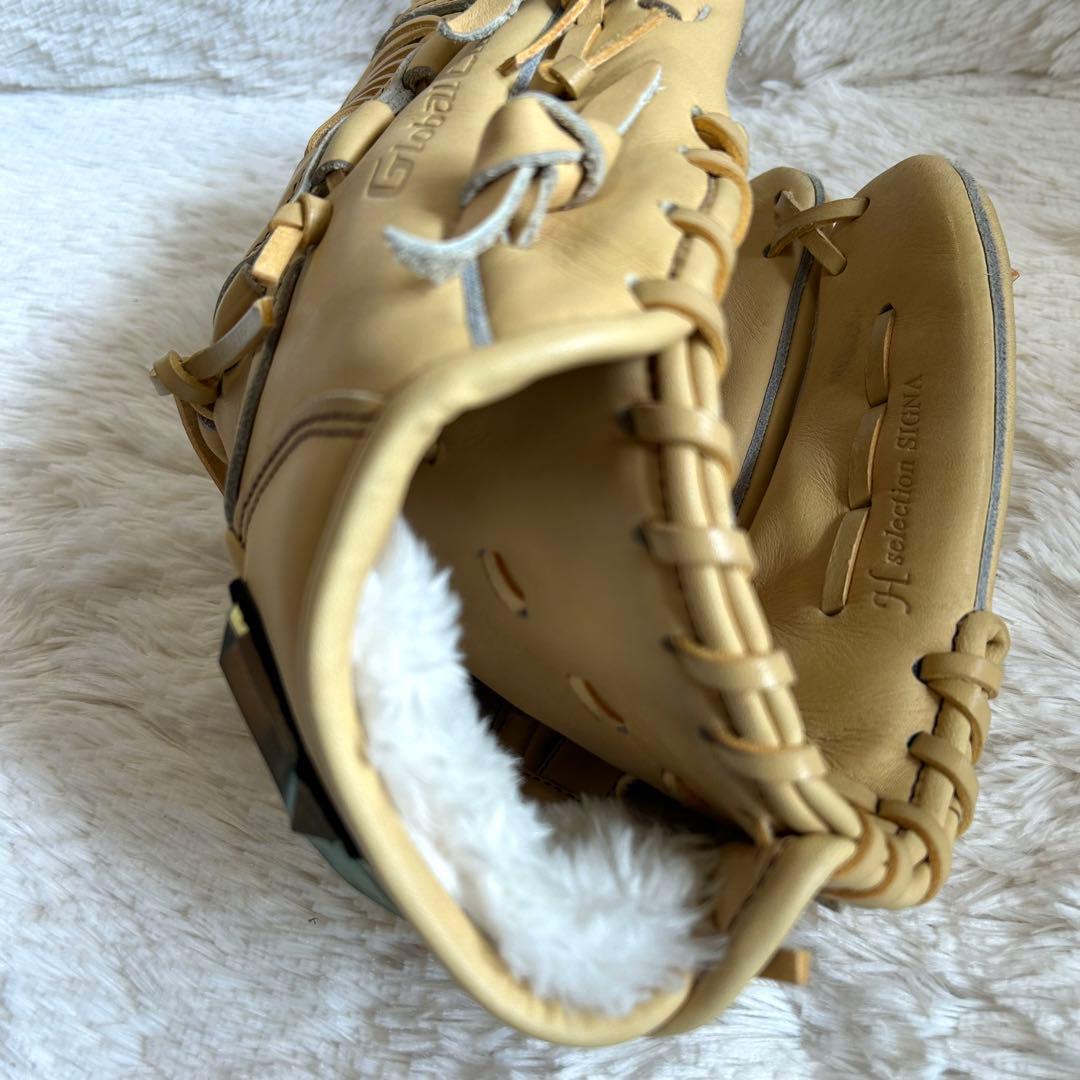 【美品】Global Elite ミズノ 軟式グローブ SIGNA 投手用 右投
