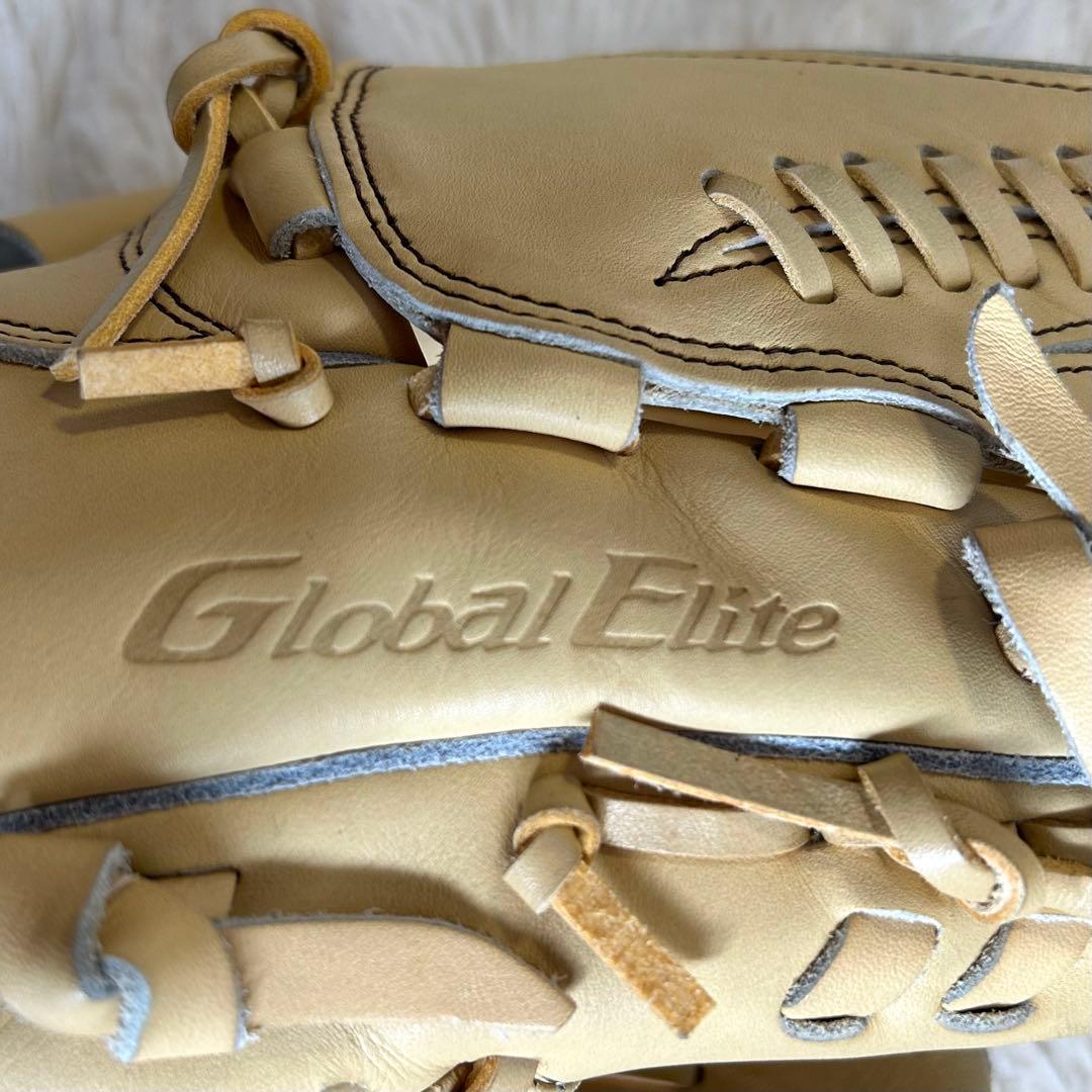 【美品】Global Elite ミズノ 軟式グローブ SIGNA 投手用 右投