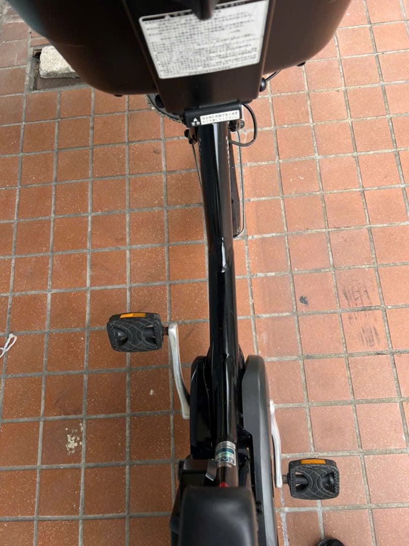 関西限定 子供乗せ電動アシスト自転車ブリヂストン 前のチャイルドシート付き