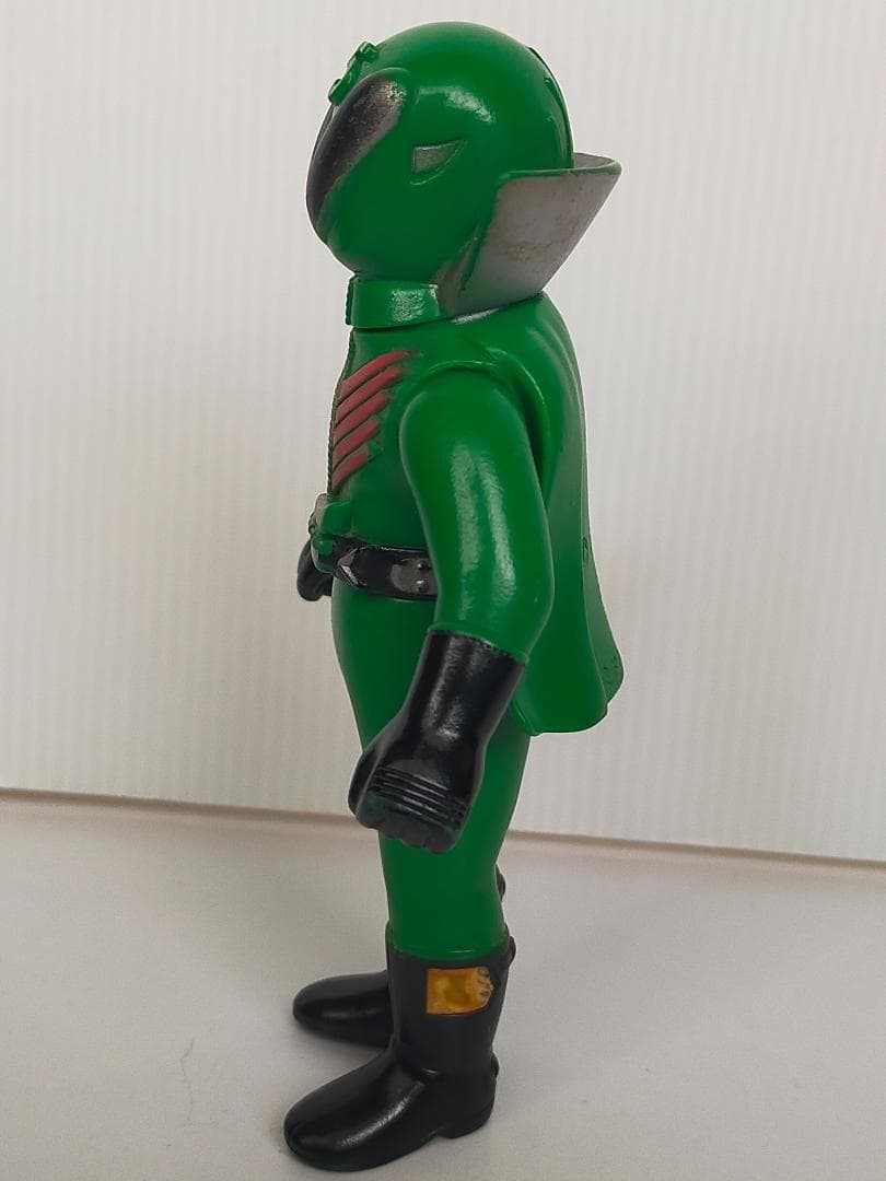 ポピー　ミドレンジャー　１３ｃｍ　ソフビ　当時物　ゴレンジャー