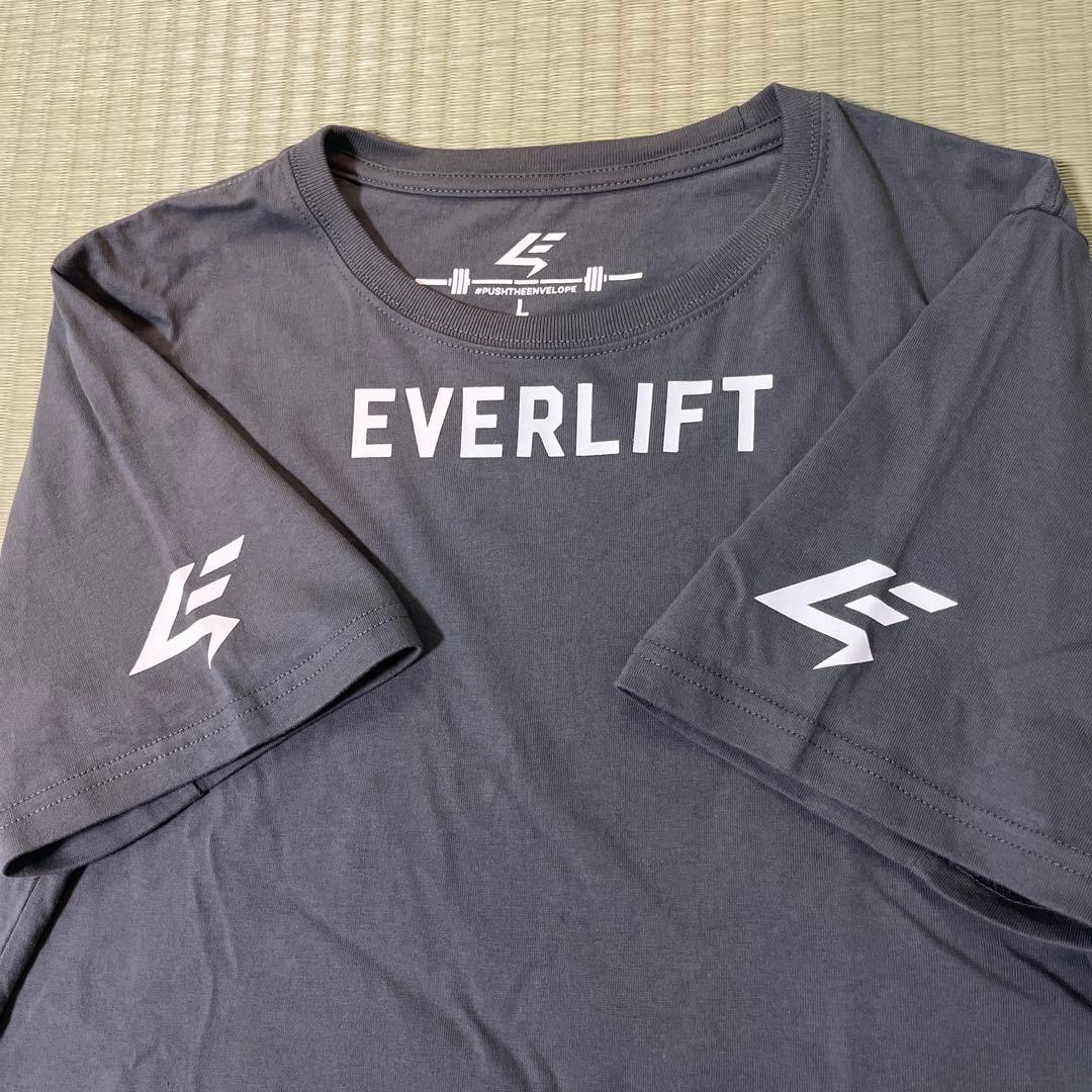 EVERLIFT コンペティションＴシャツ Lサイズ グレー エバーリフト