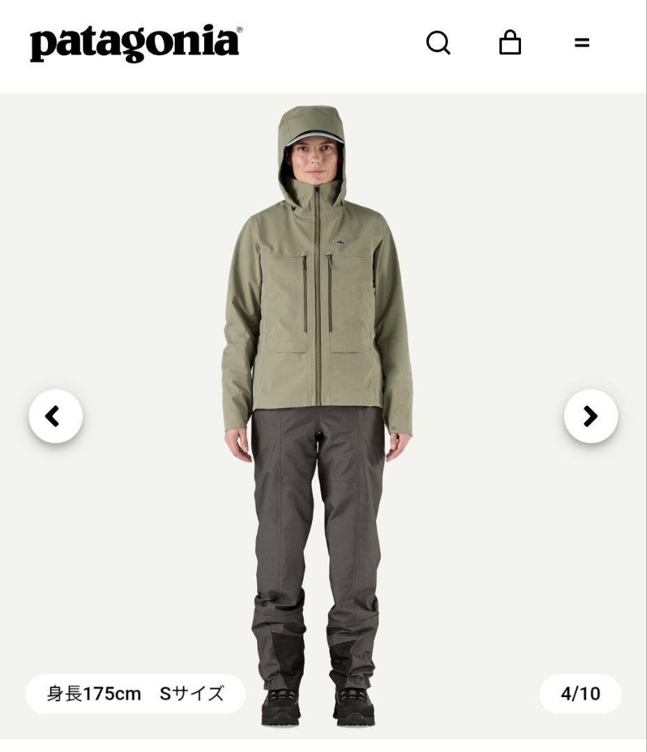 Patagonia スウィフトカレント・ウェーディング・ジャケット Sサイズ