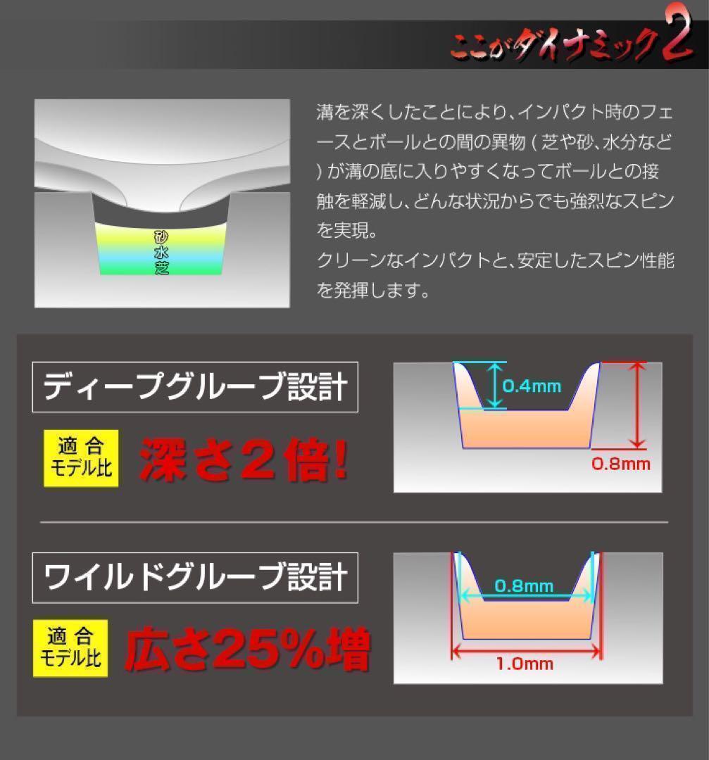 【3本セット】世界最強バックスピン!止まって戻って寄せワン連発の激スピンウェッジ